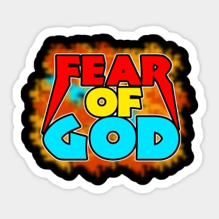 Fear of god Sticker